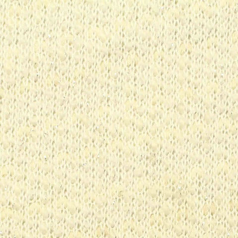 Light Yellow Marl Knit, Poly-Cotton