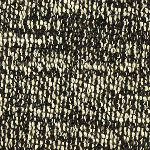 Black Marl French Terry, Poly-Cotton, 384 gsm