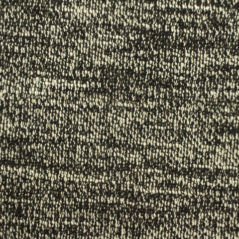 Black Marl French Terry, Poly-Cotton, 384 gsm
