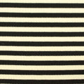 Black Horizontal-Stripe Rib Knit, Viscose, 186 gsm