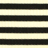 Black Horizontal-Stripe Rib Knit, Viscose — texture