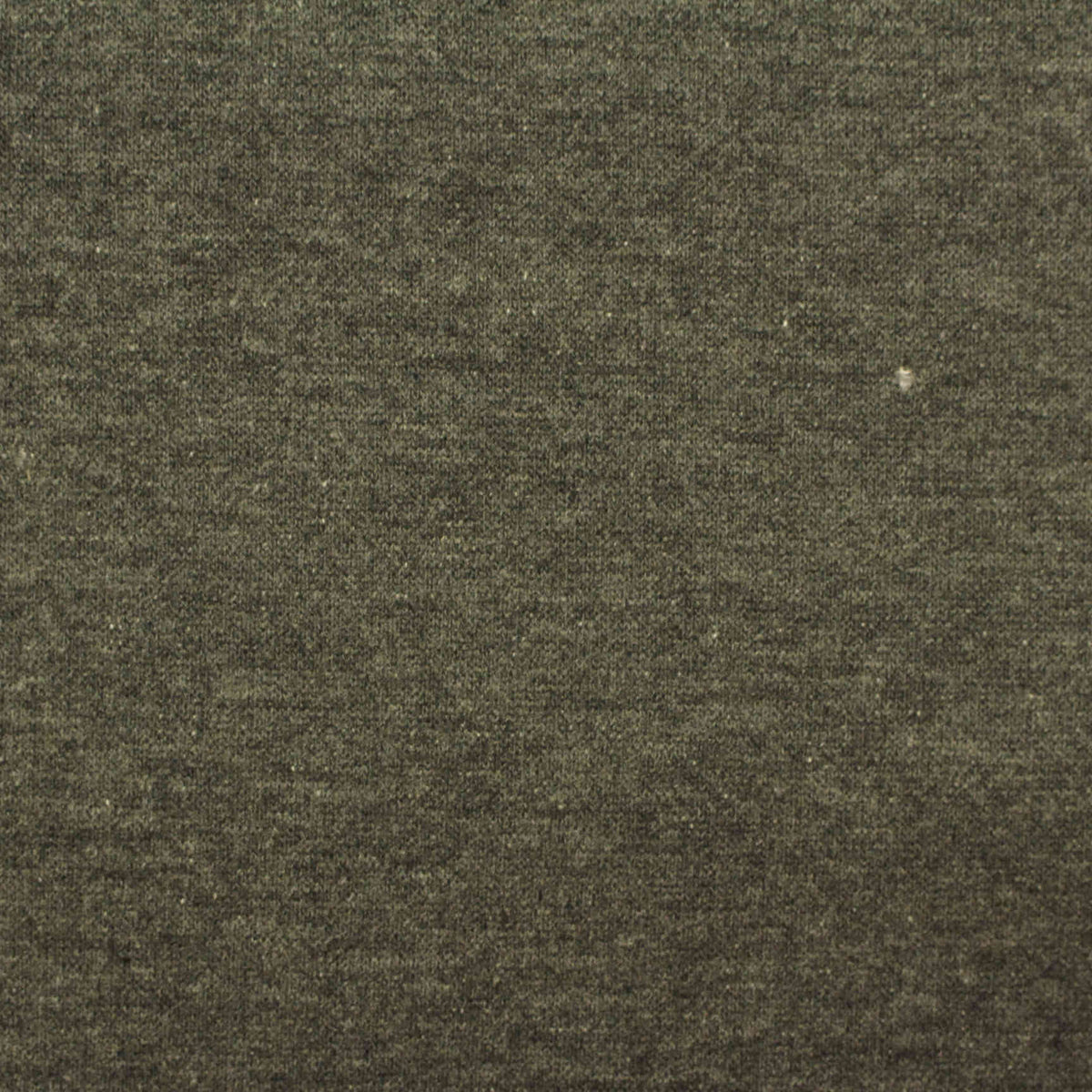 Dark Green Marl French Terry, Cotton