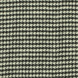 Black Houndstooth Jacquard, Polyester — texture