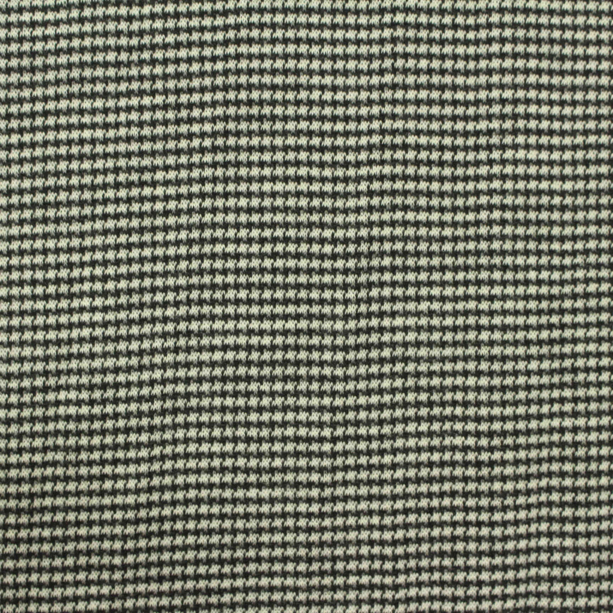 Black Houndstooth Jacquard, Polyester, 261 gsm