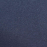 Cotton Polyester Stretch Rib Knit Fabric, 141 gsm, 180 cm — Navy