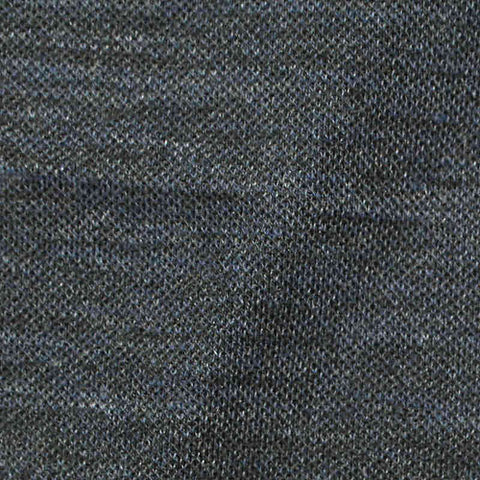Dark Grey Marl Piqué Knit, Poly-Cotton, 326 gsm