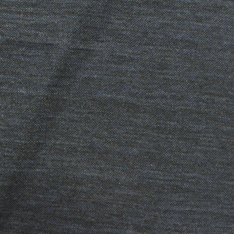 Dark Grey Marl Piqué Knit, Poly-Cotton, 326 gsm