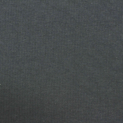Polyester Cotton Stretch Rib Knit Fabric, 275 gsm — Green