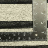 Black Stripes Chunky Knit, Viscose-Poly