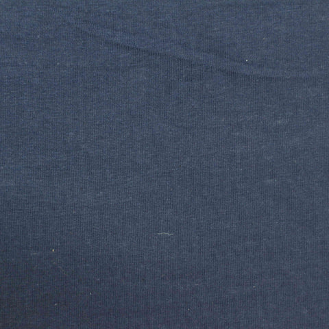 Polyester Cotton Jersey Knit Fabric, 133 gsm — Navy