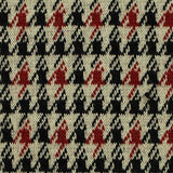 Black Houndstooth Jacquard, Cotton — texture