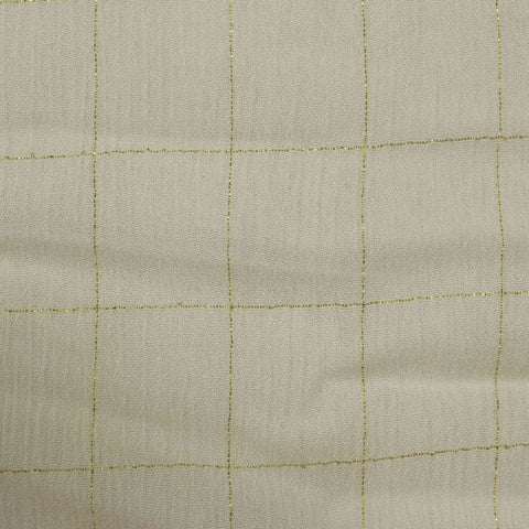 Gold Grid Woven, Viscose