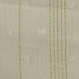 Gold Vertical-Stripe Crepe, Viscose — texture