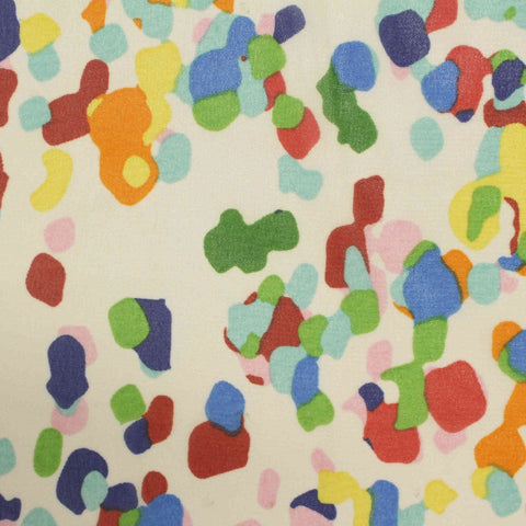 Multicolor Abstract Chiffon, Polyester