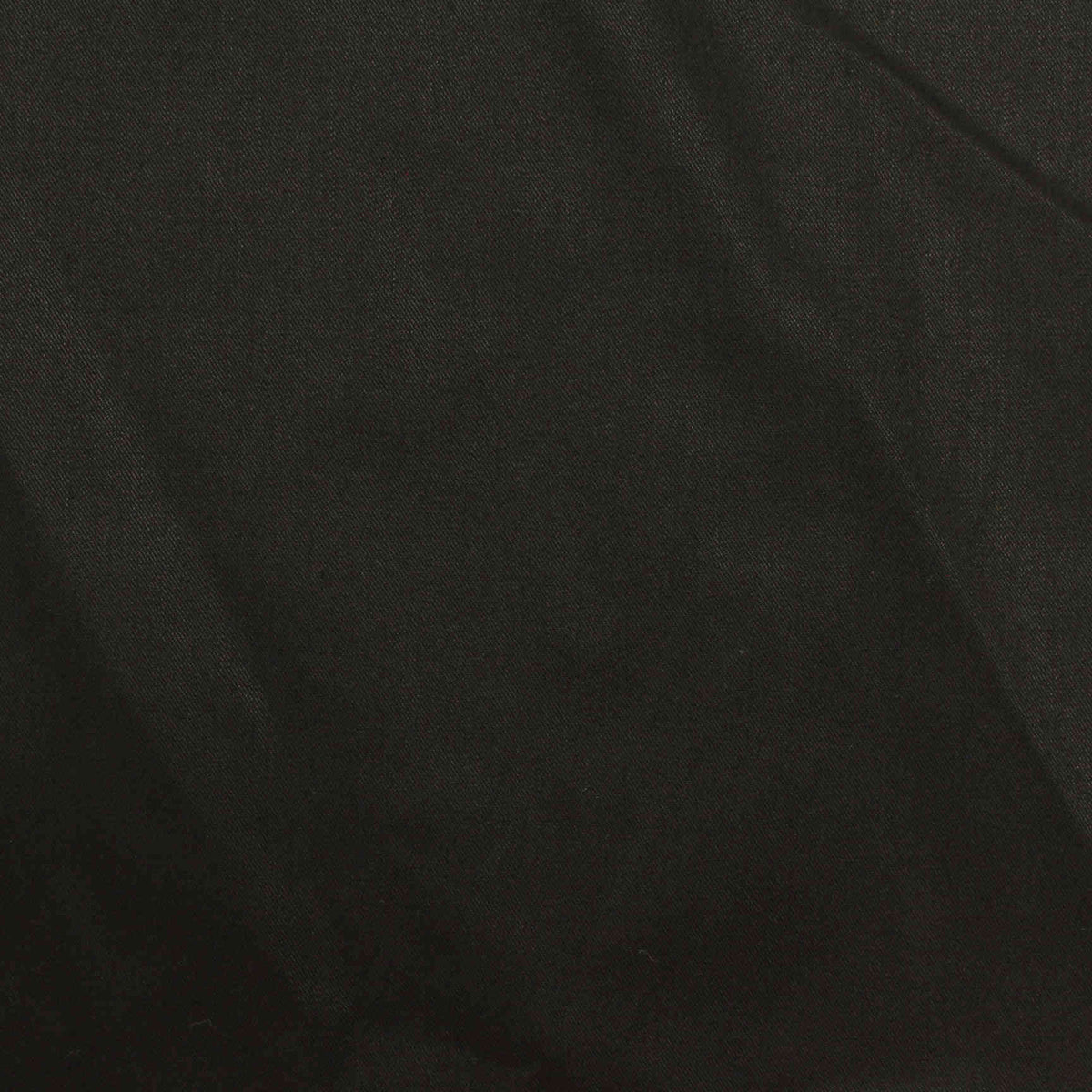 100% Cotton Twill Fabric, 156 gsm, 156 cm — Black