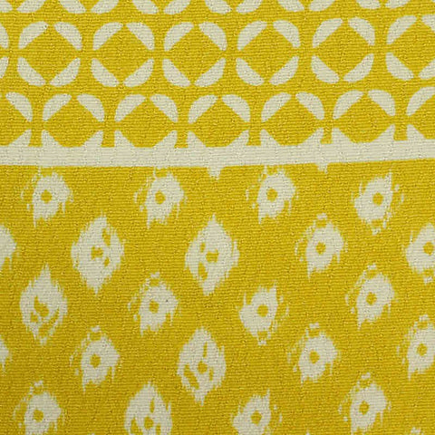 Yellow Horizontal-Band Woven