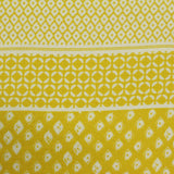 Yellow Horizontal-Band Woven