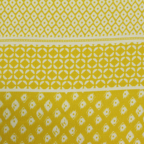 Yellow Horizontal-Band Woven