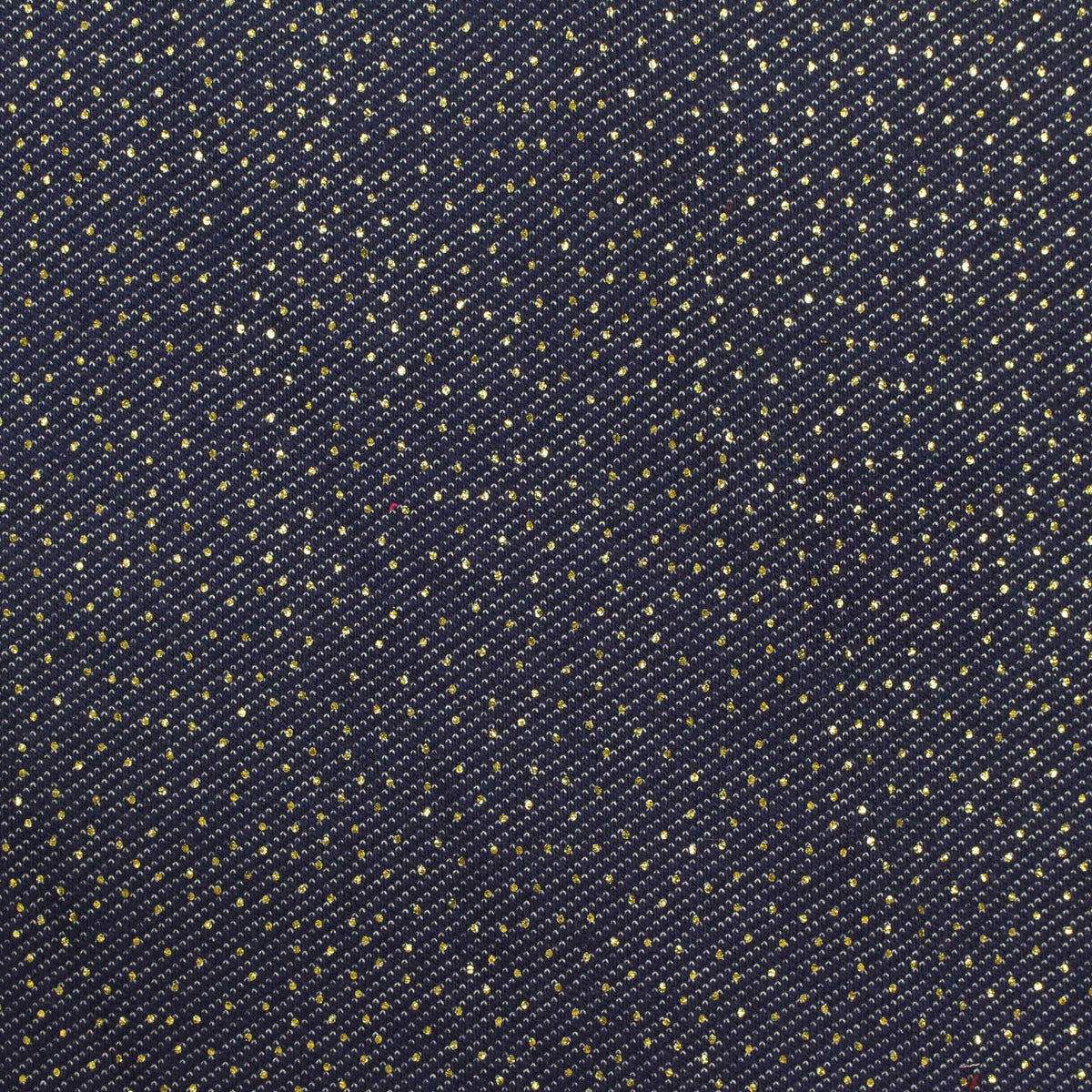 Cotton Polyester Denim Fabric, 216 gsm, 165 cm — Navy