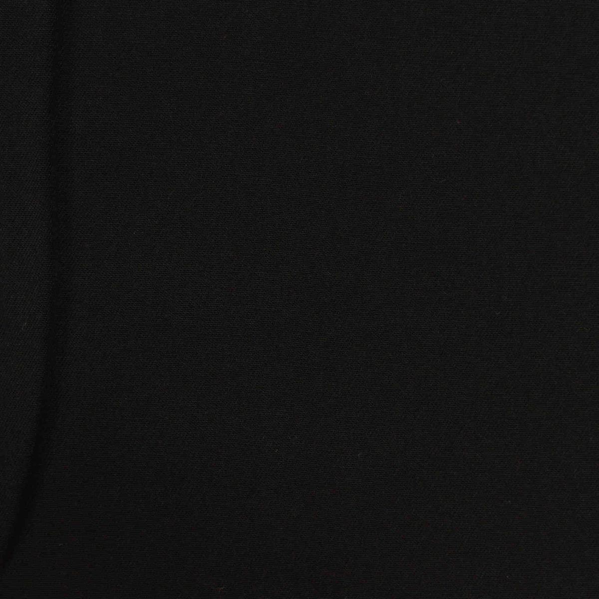 100% Viscose Twill Fabric, 175 gsm, 145 cm — Black