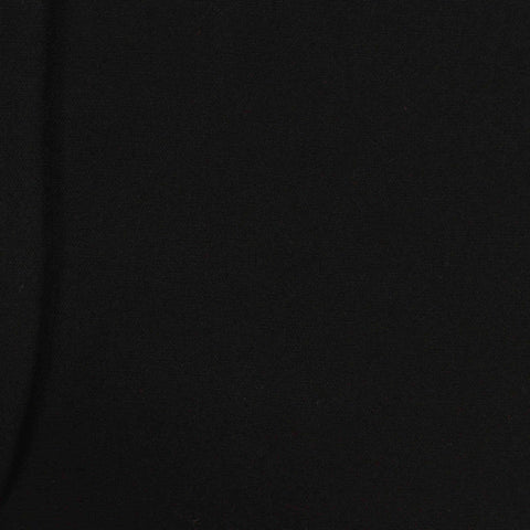 100% Viscose Twill Fabric, 175 gsm, 145 cm — Black
