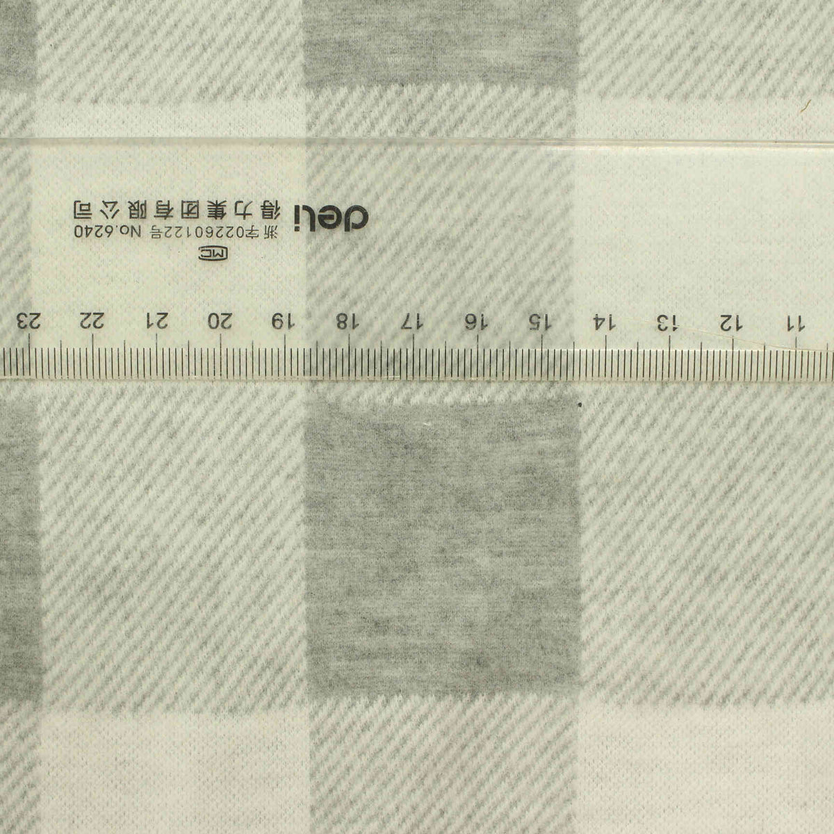 Dark Grey Check Knit, Polyester