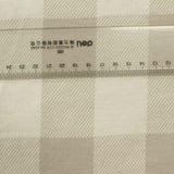 Cream Check Knit, Polyester
