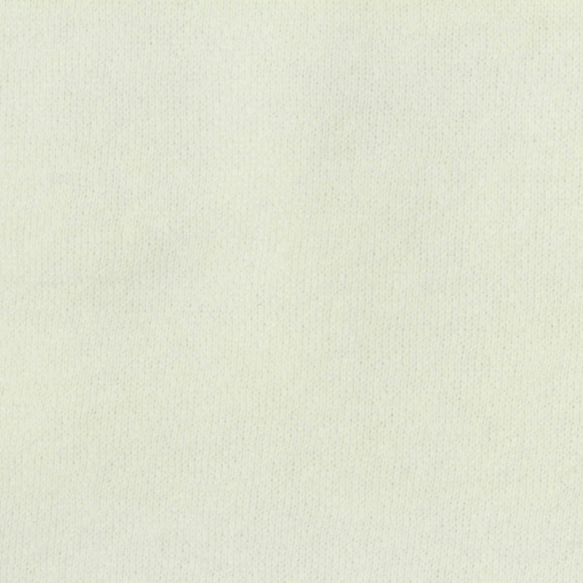 Brushed Cotton Polyester French Terry Fabric, 266 gsm, 170 cm — White
