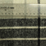 Dark Grey Plaid Knit, Polyester