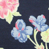 Pink Flowers Ponte Knit, Spandex — texture