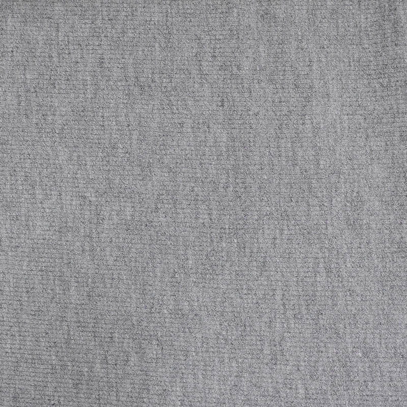 Grey Marl Rib Knit, Viscose, 195 gsm