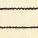 Black Horizontal-Stripe Chunky Knit, Poly-Viscose — texture