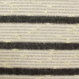 Black Stripes Chunky Knit, Poly-Viscose