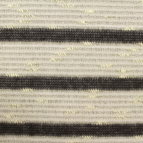 Black Stripes Chunky Knit, Poly-Viscose, 146 gsm