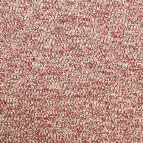 Red Marl Chunky Knit, Viscose-Poly, 219 gsm