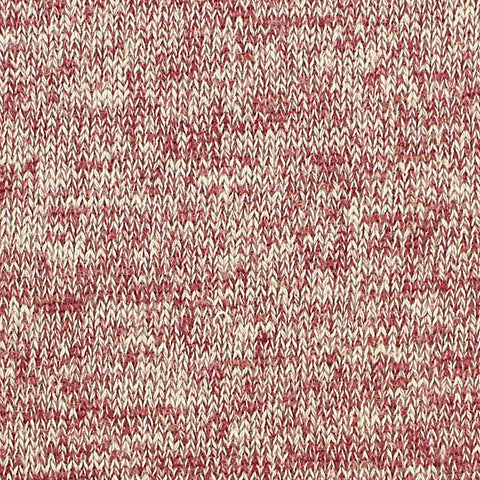 Red Marl Chunky Knit, Viscose-Poly, 219 gsm