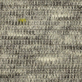 Grey Horizontal-Stripe Chunky Knit, Viscose-Poly — texture