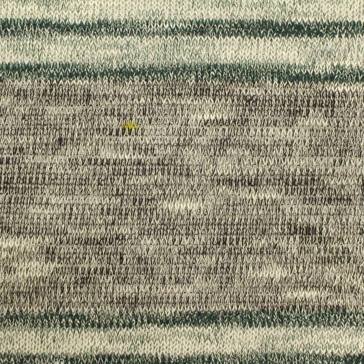 Grey Horizontal-Stripe Chunky Knit, Viscose-Poly, 152 gsm