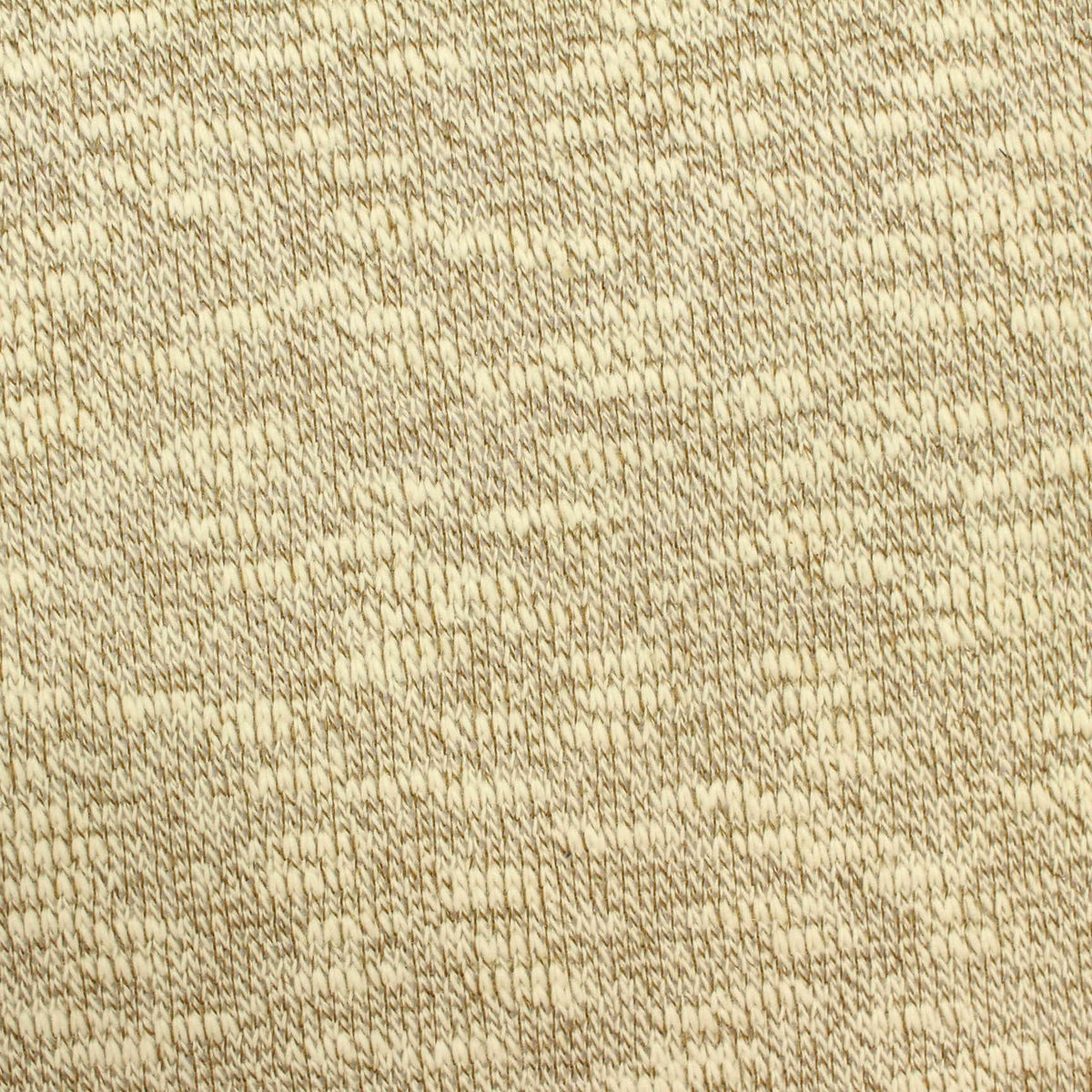 Light Beige Marl Chunky Knit, Cotton-Poly, 197 gsm