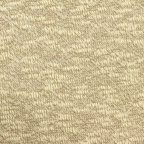 Light Beige Marl Chunky Knit, Cotton-Poly, 197 gsm
