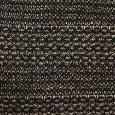 Black Marl Chunky Knit, Poly-Viscose, 118 gsm