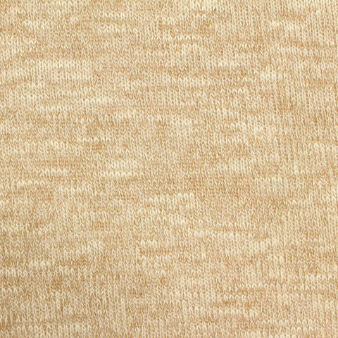 Cream Marl Chunky Knit, Viscose-Poly, 173 gsm