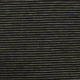 Black Horizontal-Stripe Jersey Knit, Poly-Viscose