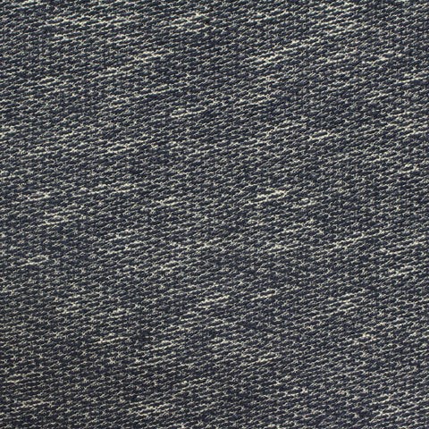 Navy Marl French Terry, Poly-Viscose, 216 gsm