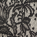 Black Floral Lace, Nylon