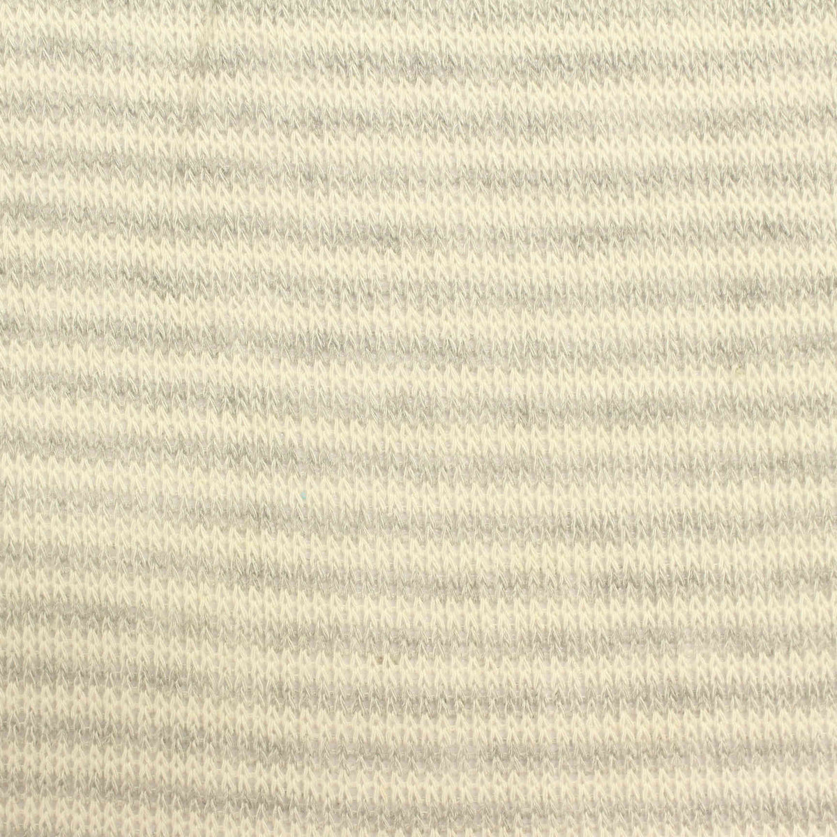 Light Grey Horizontal-Stripe Chunky Knit, Viscose, 158 gsm