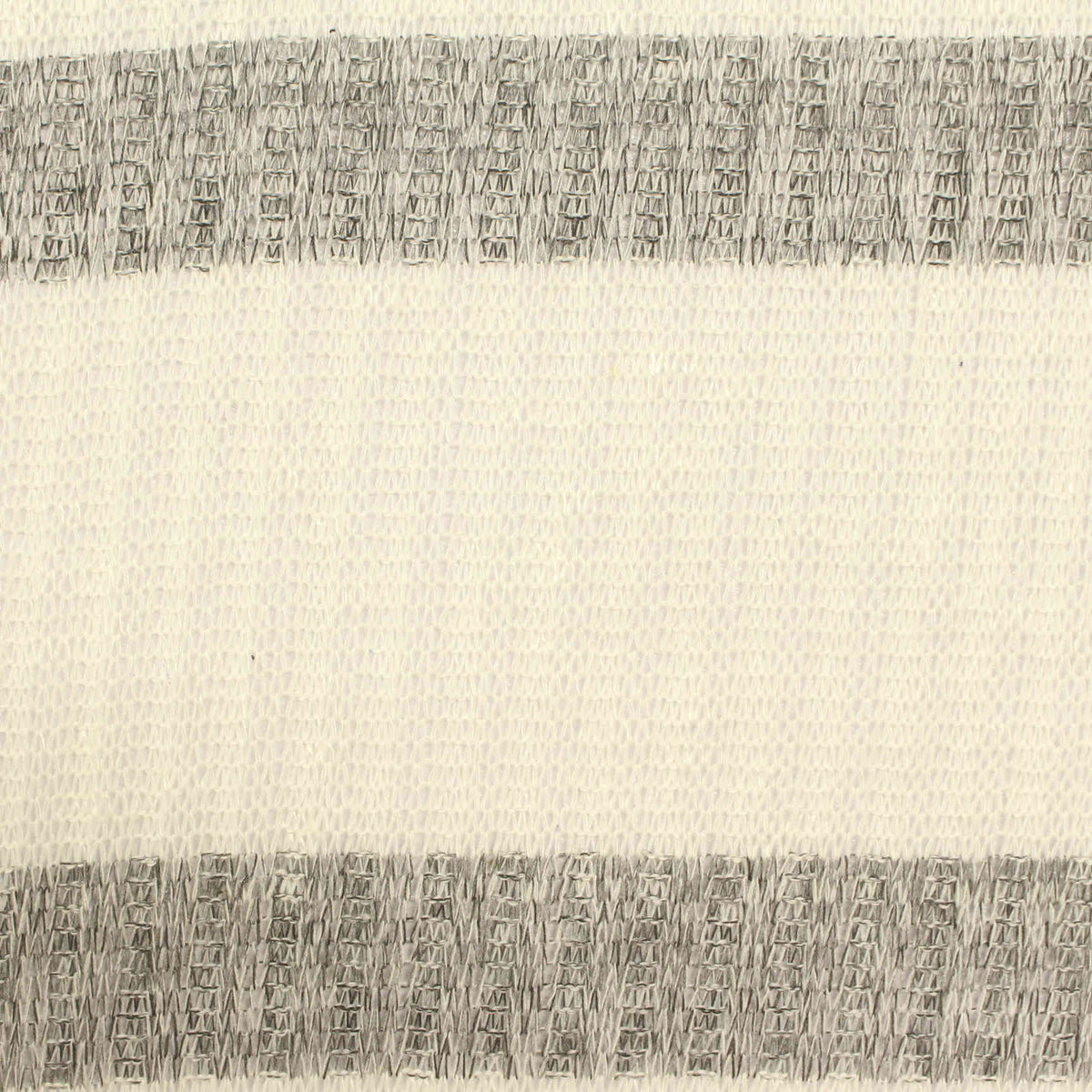 Cream Horizontal-Stripe Rib Knit, Viscose-Poly, 122 gsm