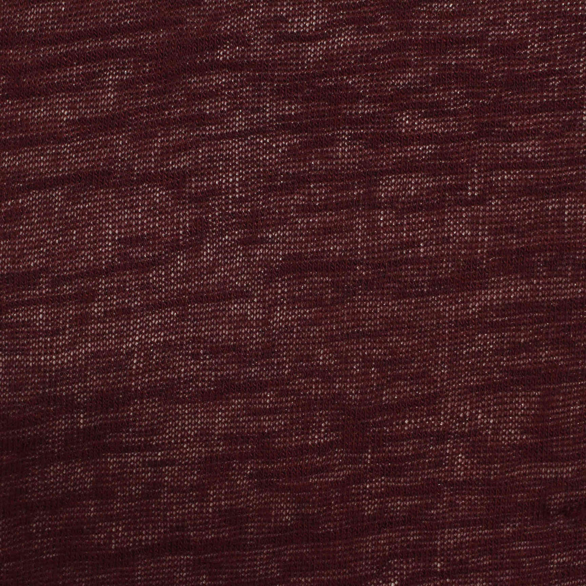 Dark Red Fine-Marl Chunky Knit, Viscose-Poly
