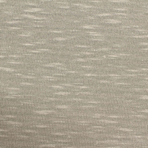 Light Grey Marl Chunky Knit, Viscose-Poly, 216 gsm