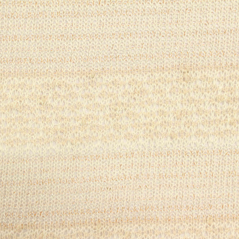 Striped Viscose Polyester Metallic Stretch Knit Fabric, 171 gsm, 160 cm — Beige